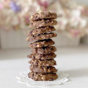 BISCOTTI Biscotti alle mandorle e gocce di cioccolato, ricetta stampabile per deliziosi dolcetti