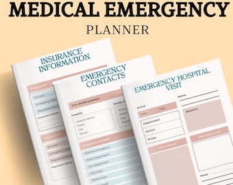 Digital Medical Planner, Medical Planning, Good notes Planner, Medical Log, Health Log, Healthcare Planner, Medication Tracker, Wellness