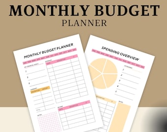 Monthly Budget Planner Spreadsheet, Google Sheets Budget, Simple Budget Template, Finance Planner Sheet, Expense Tracker, 1 Tab Budgeting