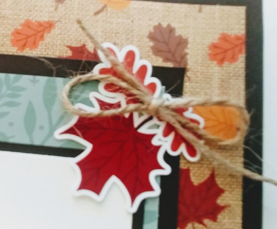 Fall Scrapbook Layout Scrapbooking Page for Autumn Premade - Etsy