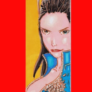Segnalibro fan art di Nico Robin, One Piece