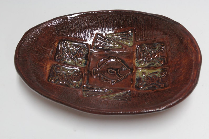 Fish Stoneware Serving Dish image 1