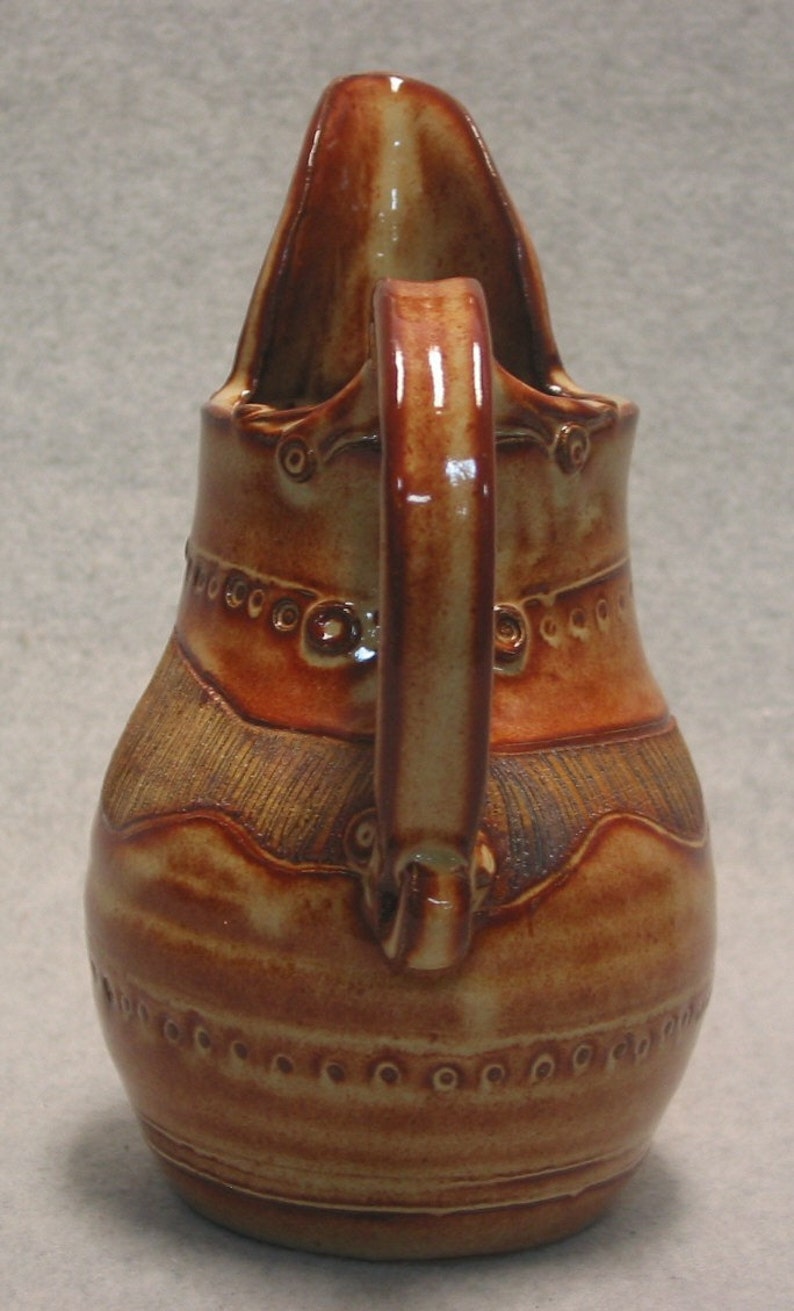 Decorative Stoneware Shino Pitcher by Juliano Etsy