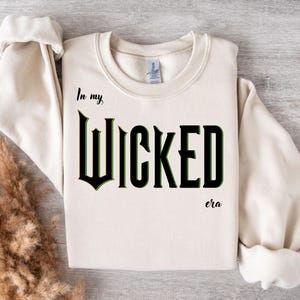 Wicked Changed for Good Sweatshirt, Wicked Fan Gift Sweatshirt, Defy Gravity Sweatshirt, Wizard of Oz Sweatshirt, Broomstick Magic Sweater.
