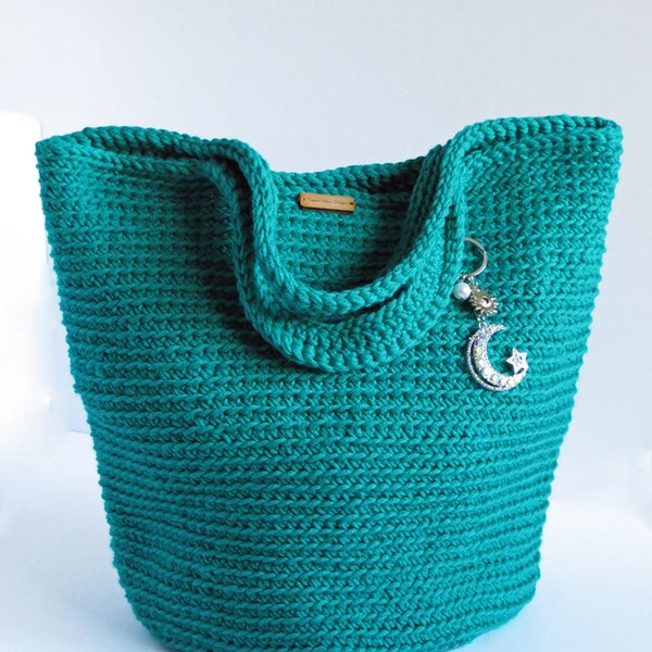 Tote Bag Crochet PATTERN Easy Beginner Friendly Pattern Purse Project Bag for Women