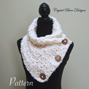 Crochet Cowl PATTERN Set Neck Warmer Scarf for Women Two Pattern Set Discount Bundle Easy Patterns image 5