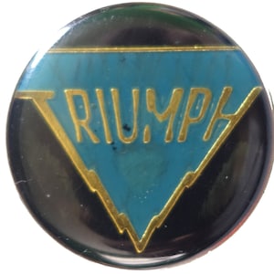 TRIUMPH heavy metal vintage enamel pin lapel badge gift pinback thunder power trio