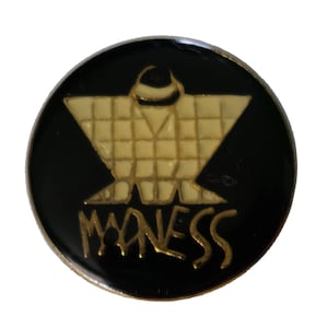 MADNESS metal vintage enamel pin lapel badge  Anarchy Punk Ramones ska 2 TONE Specials AkA rude boy pinback