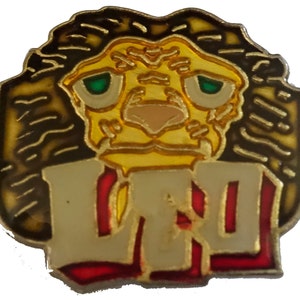 vintage LEO zodiac sign enamel pin badge horoscope astrology