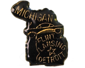 ヴィンテージミシガンタイタック。アメリカーナ、コレクターズアイテム