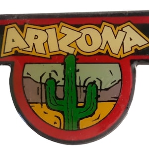 ARIZONA STATE vintage enamel pin lapel gift pinback