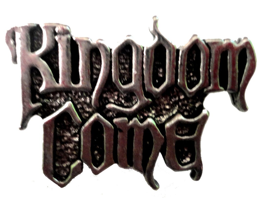 KINGDOM COME Heavy Metal Jacket Vintage Pin Lapel Badge 1988 Led ...