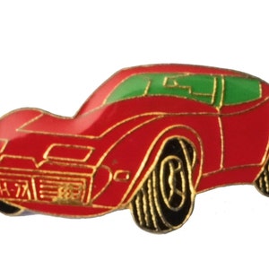 1977 CORVETTE STINGRAY vintage enamel pin lapel badge gift tie hat pin pinback