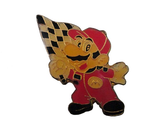 Super Mario Bros. Mario Cart Video Game Bowser Figure Metal Enamel Pin NEW