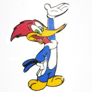 WOODY WOODPECKER vintage enamel pin lapel pinback