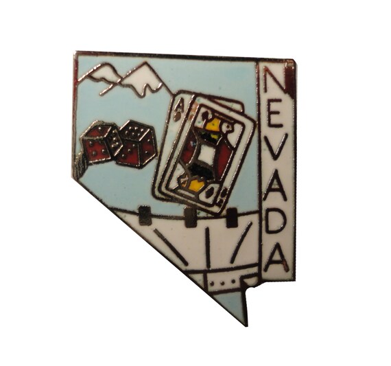 Vintage State Nevada Enamel Lapel Hat Pins Mafco Travel Souvenir 2 avail