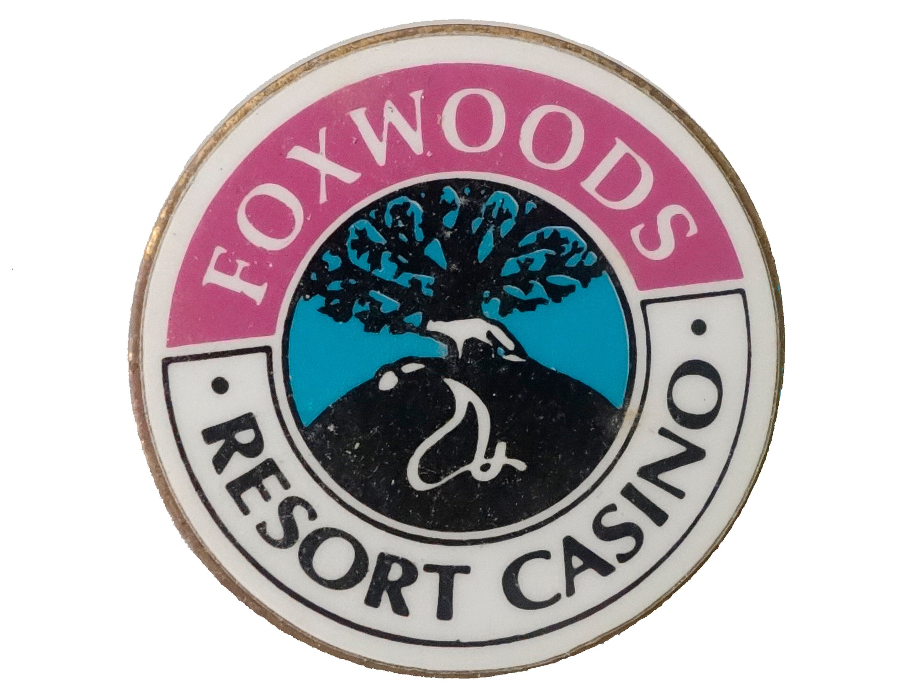 Foxwoods Resort Casino Vintage Enamel Pin Lapel Badge Gift - Etsy