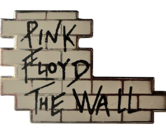 1982 PINK FLOYD The Wall vintage enamel pin lapel badge gift official promo movie pinback