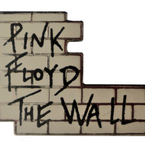 1982 PINK FLOYD The Wall vintage enamel pin lapel badge gift official promo movie pinback