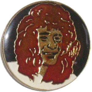 VAN HALEN band heavy metal vintage enamel pin lapel badge  1984 david lee roth eddie eruption pinback