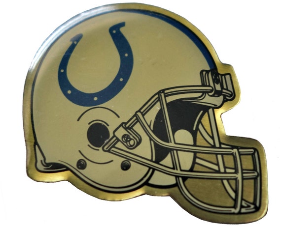 INDIANAPOLIS COLTS Helmet Logo Vintage 