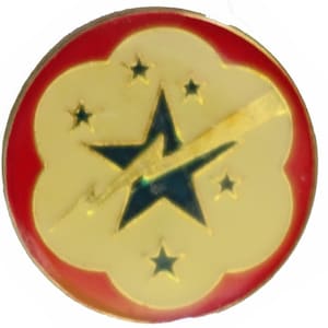 US Army Forces Western Pacific vintage enamel pin USA wwii United States military pinback