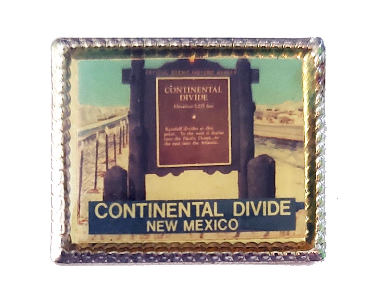 Continental Divide NEW MEXICO ヴィンテージ エナメル ピン ラペル