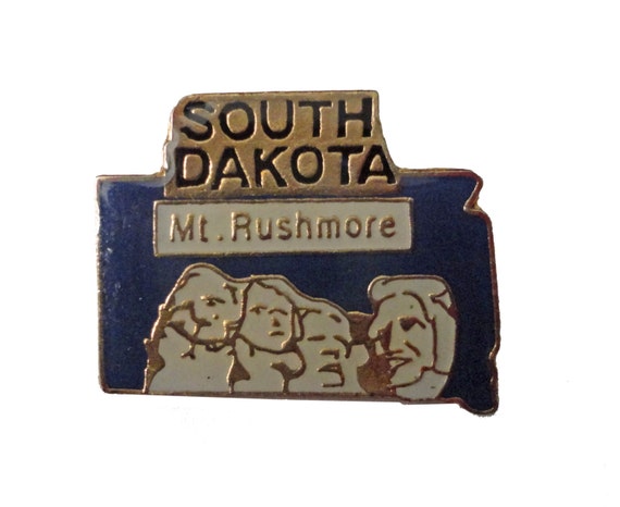 SOUTH DAKOTA State vintage enamel pin lapel badge brooch gift | Etsy
