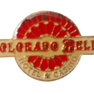 COLORADO BELLE vintage enamel pin lapel badge  Laughlin Nevada Hotel Casino pinback