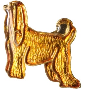 AFGHAANSE HOND vintage emaille pin revers badge Hond pinback