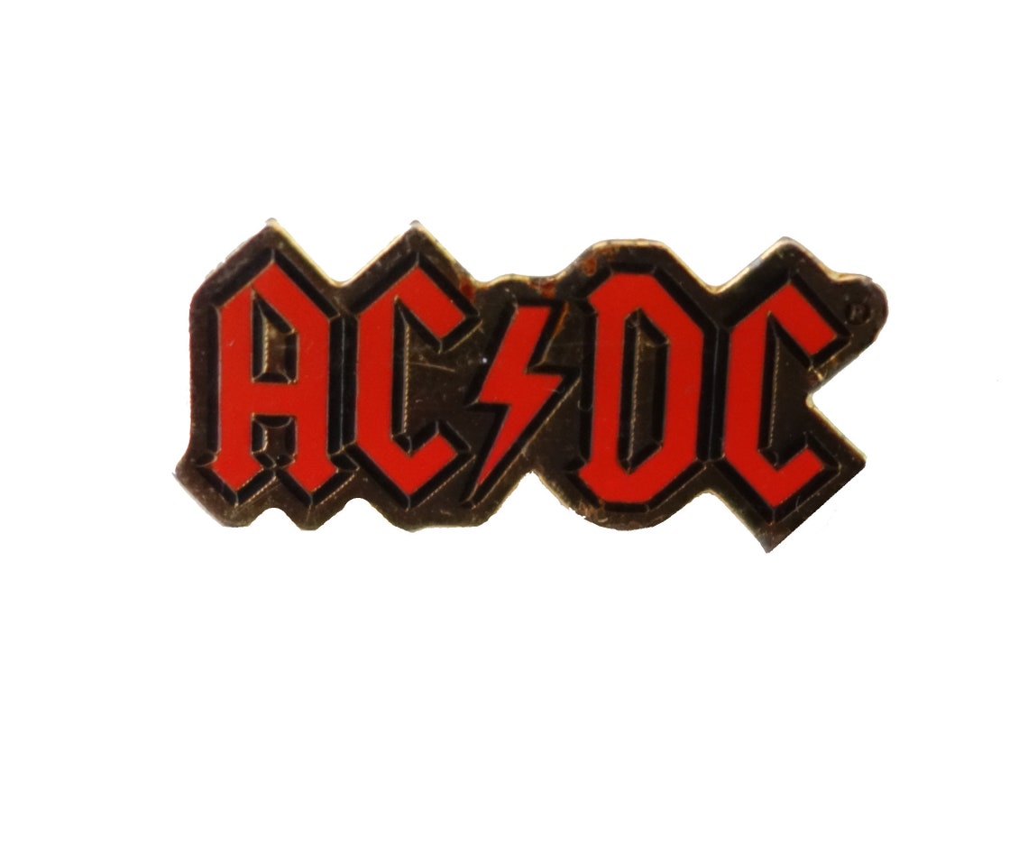 AC/DC Vintage Enamel Pin Badge Gift Rock and Roll Heavy Metal - Etsy