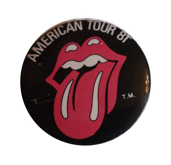 ThE RoLLiNG SToNES American Tour 1981 Vintage But… - image 1