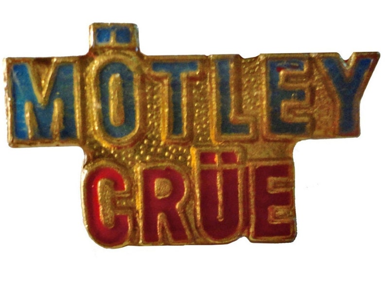 MOTLEY CRUE Heavy Metal Jacket Vintage Enamel Pin Lapel Badge Etsy