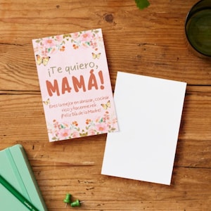 Te Quiero Mama - Mother's Day Card - Spanish Español