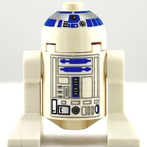 LEGO® R2-D2 Minifigure – Iconic Astromech Droid, Star Wars Original Trilogy Droid, Classic White & Blue Figure, Retired LEGO Star Wars Robot