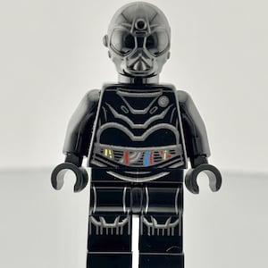 LEGO® NI-L8 Protocol Droid Minifigure – Star Wars Droid – Retired LEGO® Star Wars minifig, Rare Silver Protocol Droid for Droid Armies, MOCs