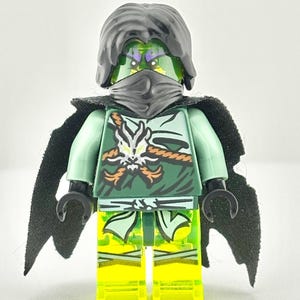 LEGO® Morro Ninjago Minifigure – Possession Ghost Ninja with Tattered Cape – Villain – Retired Master of Wind – Haunted Cape Ninjago Minifig
