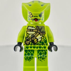 LEGO® Lasha Ninjago Minifigure – Ninjago Legacy – Rare 2019 Retired Venomari Serpentine Warrior Lego Snake Minifig