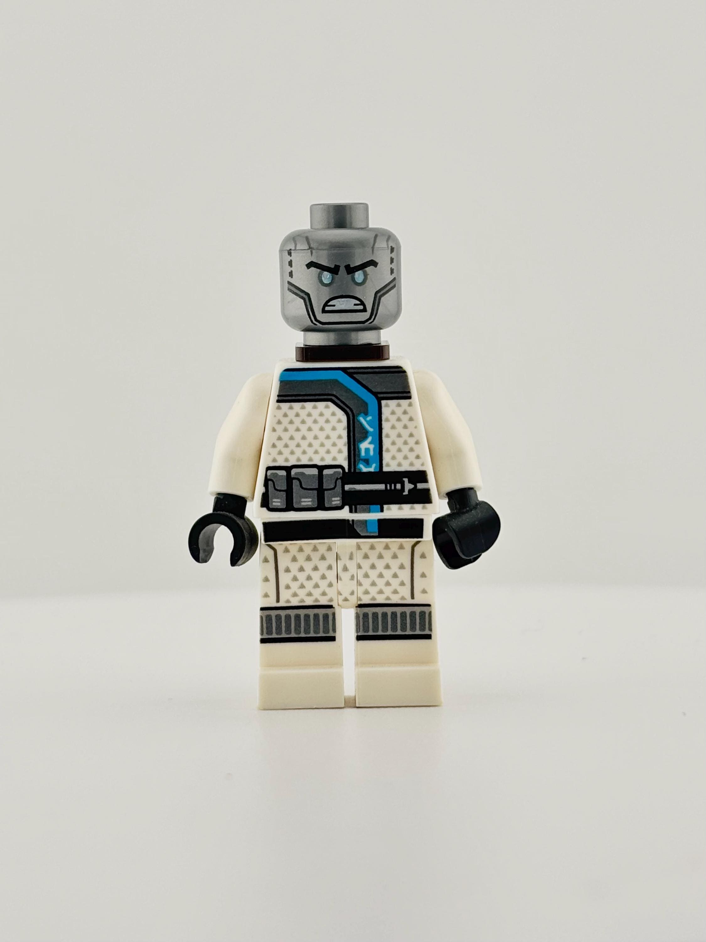 LEGO® Zane NINJAGO Minifigure – Harpoon-backed Warrior – Ice Ninja LEGO® Zane NINJAGO Minifigure – Harpoon-backed Warrior – Ice Ninja