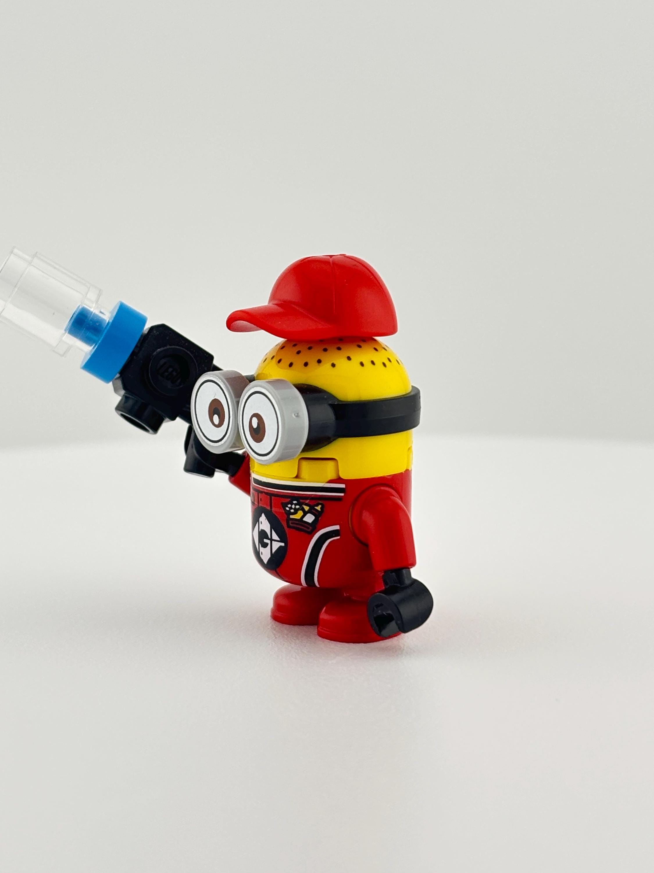 LEGO® Minion Pit Crew Ron Minifigure – Despicable Me 4 Movie Figure ...