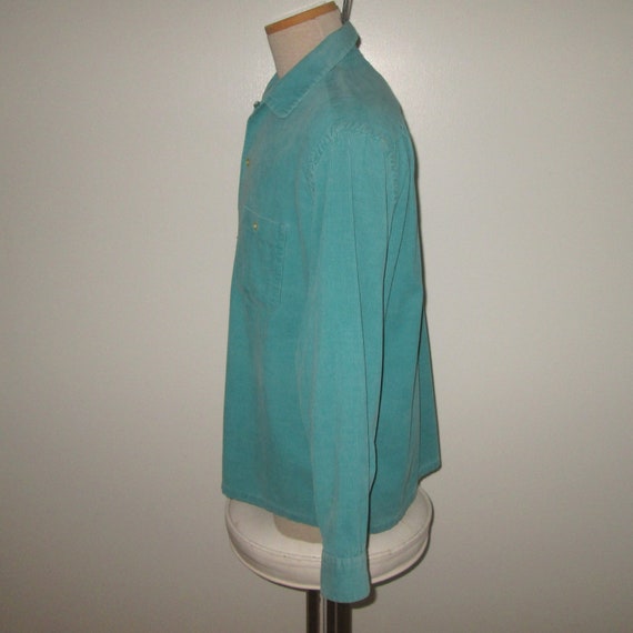 Vintage 1950s Corduroy Shirt By Penney's Towncraf… - image 3