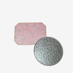 Vintage Mid Century Starburst Trivets - Pair