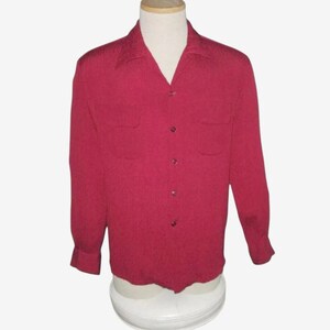 1950s Mens Silk Shirt - Etsy