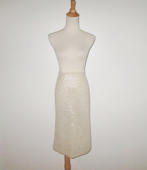 Vintage 1960s Sequin Beaded Suit By Gene Shelley'… - image 3