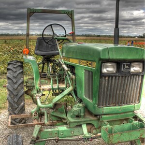 John Deere tractor, Tractor home decor, John Deere home decor, fine art phoptography, farm photo, green tractor, kids room, child home decor
