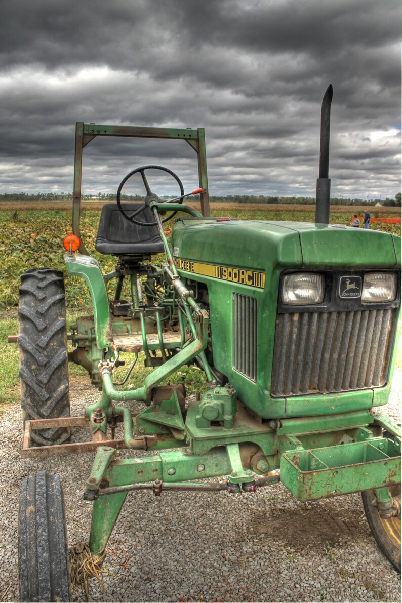 John Deere Tractor Tractor Home Decor John Deere Home Decor Fine Art Phoptography Farm Photo Green Tractor Kids Room Child Home Decor