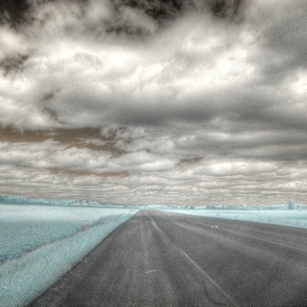 road photography, fine art photography, find the open road, infrared photography, big sky photo, roadtrip photography, travel photo