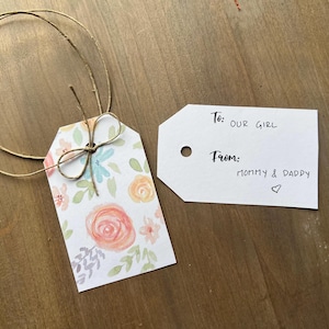 Springy Floral Gift Tags