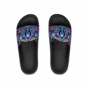 Sandalias Trippy Vision para hombre, zapatos de piscina psicodélicos imagen 1