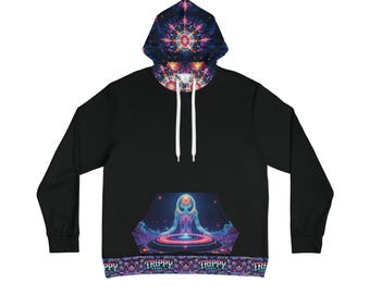 Moletom com Capuz Arte Psicodélica - Moda para Meditação Psicodélica